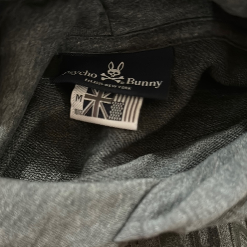 Gray Psycho Bunny Hoodie - Picture 3 of 3